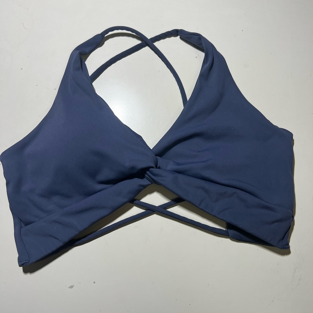 Danysu Blue Halter work out top